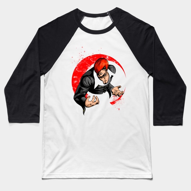 IORI YAGAMI Baseball T-Shirt by berserk